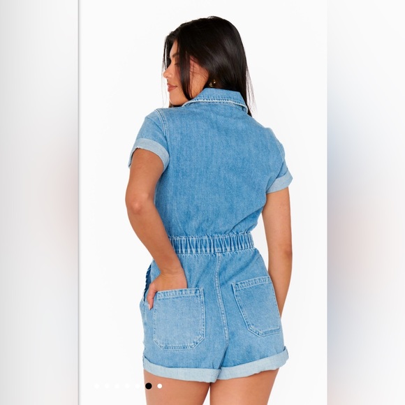 Show me your MUMU Cannon Romper - ocean spray denim - Picture 3 of 10